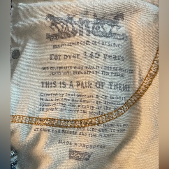 MEN’S Levi’s Straight Fit Jeans - Picture 4 of 4